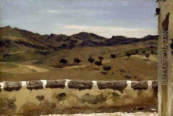 A View in Spain Oil Painting - Lord Frederick Leighton
