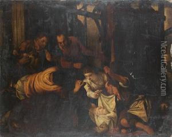 The Adoration Of The Shepherds Oil Painting - Pedro De Orrente