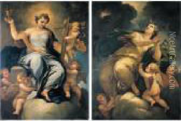 An Allegory Of Faith Oil Painting - Luca Giordano