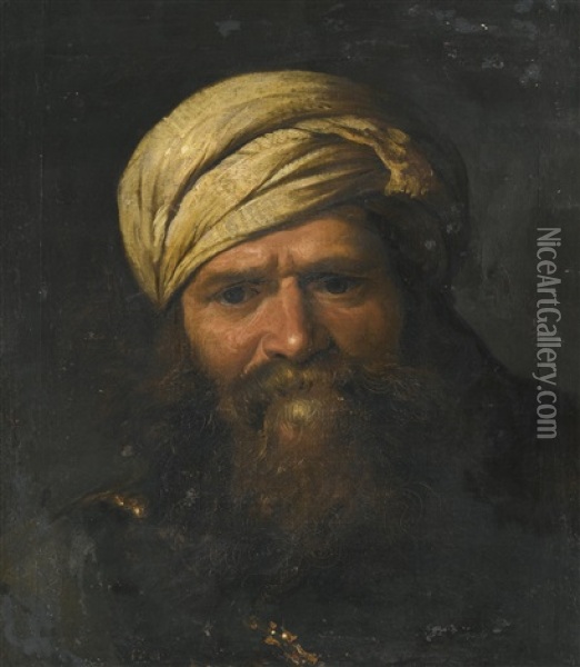Head Of A Man Oil Painting - Michael Sweerts