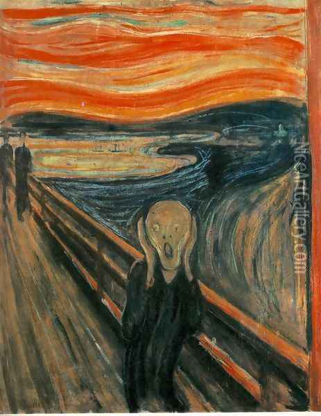 The Scream Oil Painting - Edvard Munch