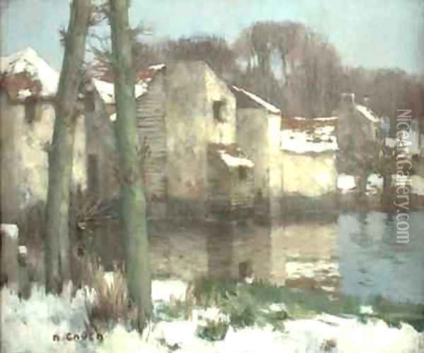 Winter in Normandy Oil Painting - David Gauld