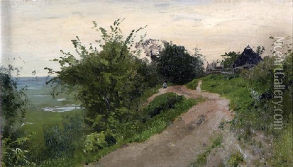 The Little Path Oil Painting - Isaak Levitan