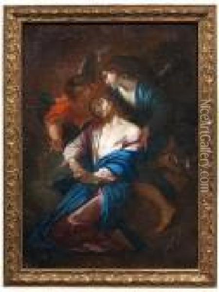 Christus Am Olberg Oil Painting - Carlo Maratta or Maratti