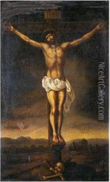 Cristo Crucificado Oil Painting - Francisco De Zurbaran