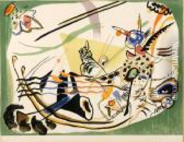 Composition Oil Painting - Wassily Kandinsky