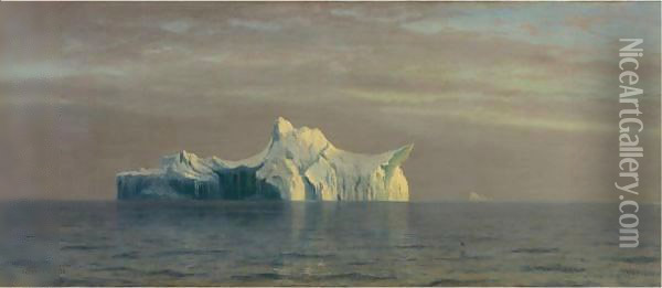 Iceberg Oil Painting - Albert Bierstadt