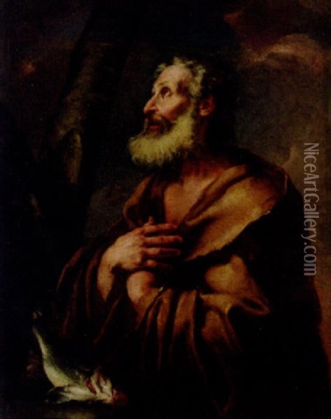 Saint Andrew Oil Painting - Cesare Fracanzano