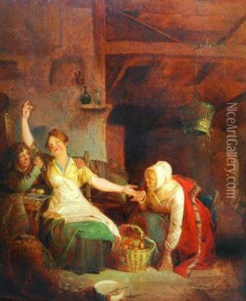 You Will Be Married Oil Painting - Sir David Wilkie