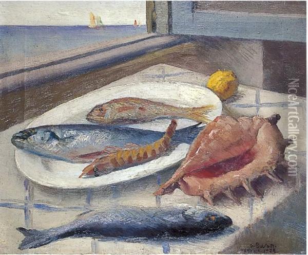 Natura Morta, 1928 Oil Painting - Yosa Buson