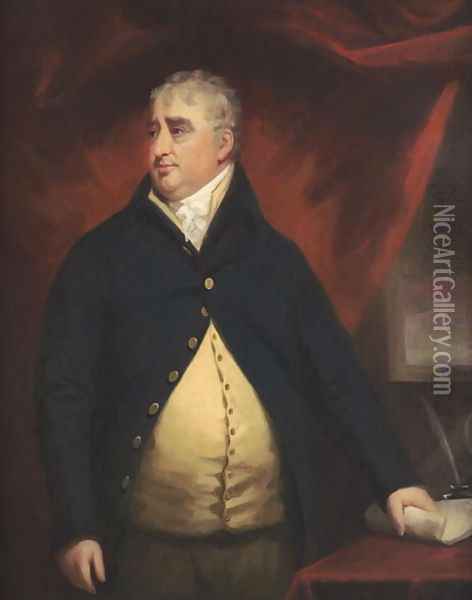Portrait of Charles James Fox Oil Painting - Sir Henry Raeburn