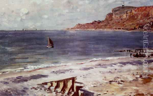 Sailing At Sainte-Adresse Oil Painting - Claude Oscar Monet