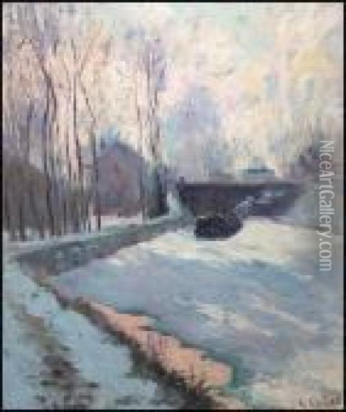 Sunshine And Hoar Frost, France Oil Painting - Maurice Galbraith Cullen