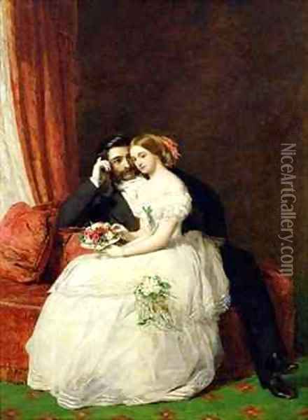 The Proposal Oil Painting - William Powell Frith