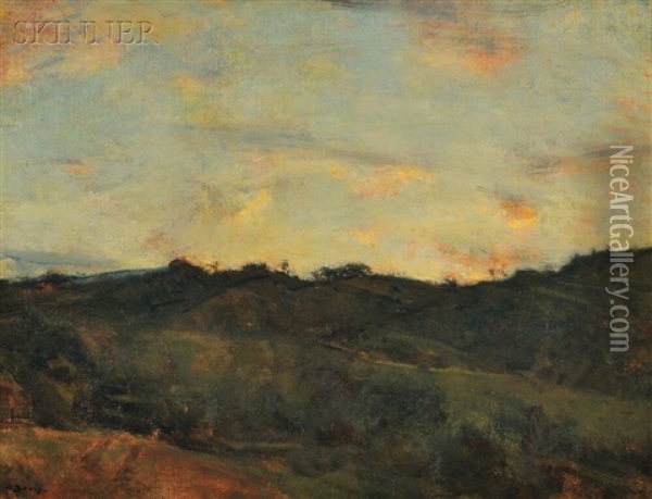 Afterglow, Late Summer Oil Painting - Charles Harold Davis