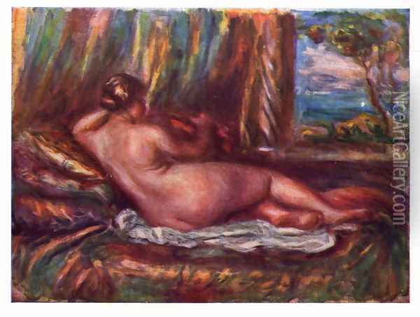 Fleeting Oil Painting - Pierre Auguste Renoir