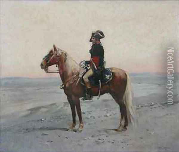 Bonaparte in Egypt Oil Painting - Jean Baptiste Edouard Detaille