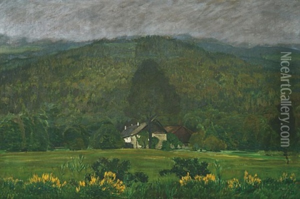 Samota V Horach Oil Painting - Antonin Hudecek