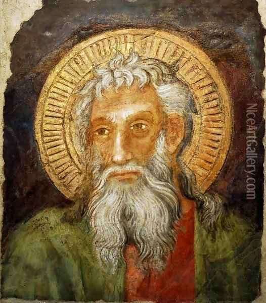 St Andrew (fragment) Oil Painting - Lippo D`Andrea