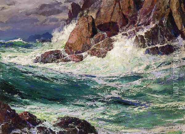 Stormy Seas Oil Painting - Edward Henry Potthast