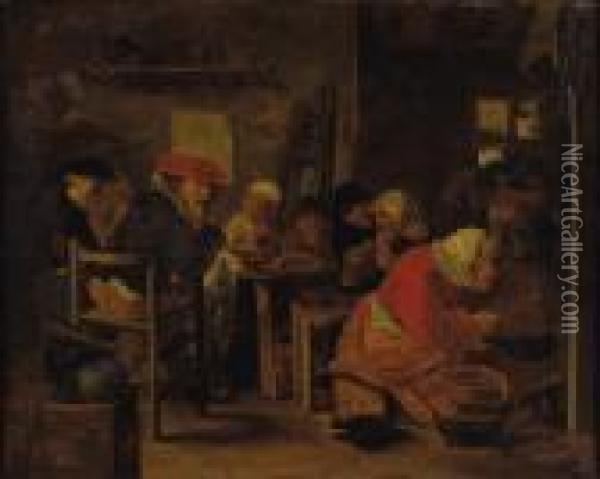 The Feast Oil Painting - Hendricus Engelbertus Reijntjens