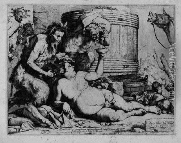 Der Trunkene Silen Oil Painting - Jusepe de Ribera