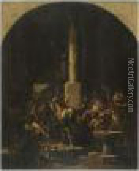 L'assassinat De L'archi-diacre Ducoyla Dans Les Cevennes Oil Painting - Victor Nehlig