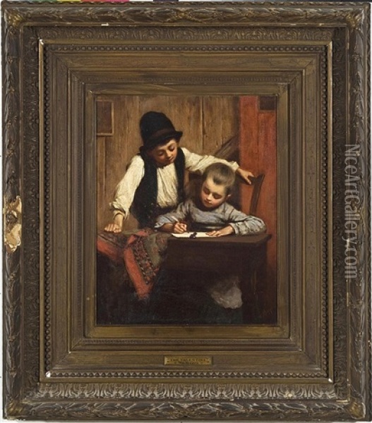 The Valentine Oil Painting - William Morgan