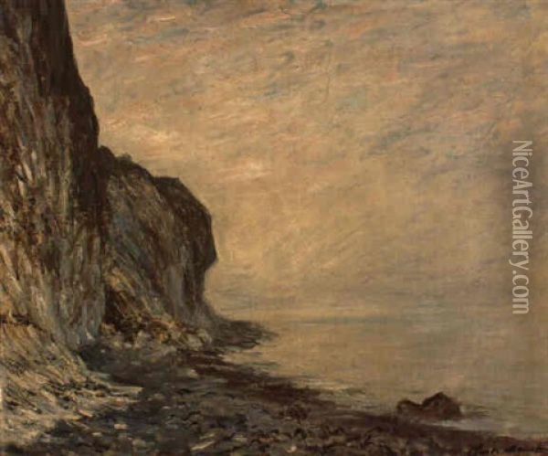Falaise Oil Painting - Claude Monet