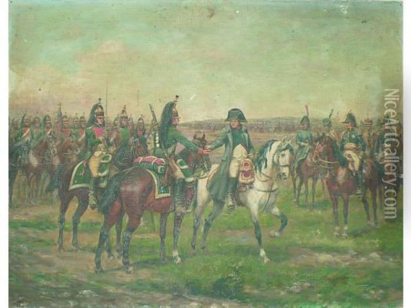 Empereur Napoleon Ier Et Le Marechal Ney Oil Painting - Paul Emile Leon Perboyre