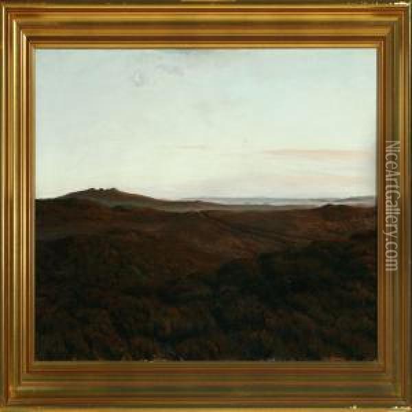 Landscape Oil Painting - Hans Agersnap
