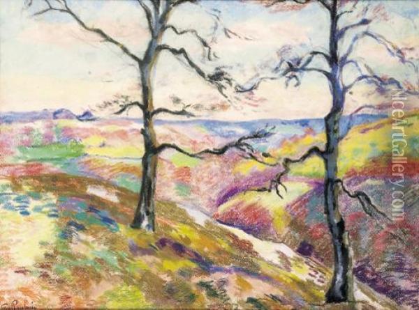 Vallee De Ribois, Crozant Oil Painting - Armand Guillaumin