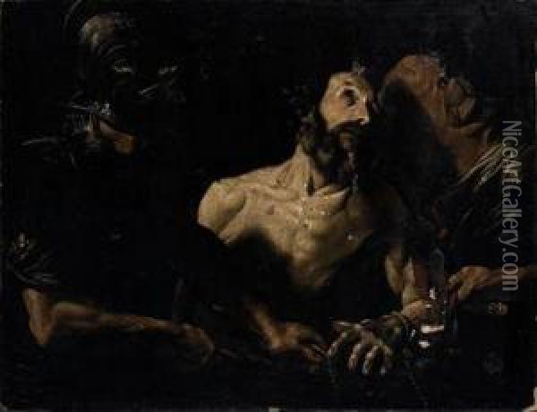 Martirio Di San Bartolomeo Oil Painting - Giovanni Lanfranco