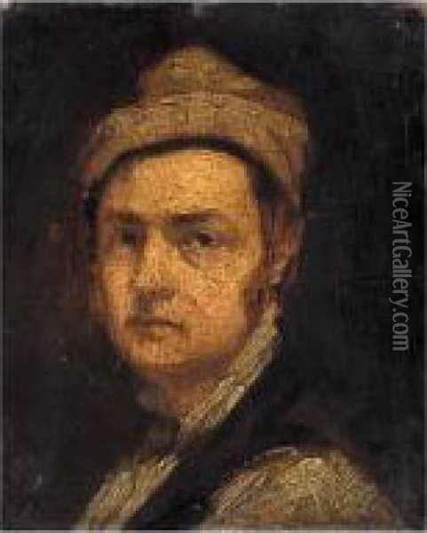 Self Portrait Oil Painting - William Mulready