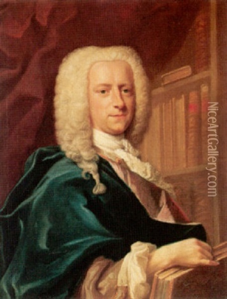 Portrait Of A Gentleman Oil Painting - Philip van Dyk