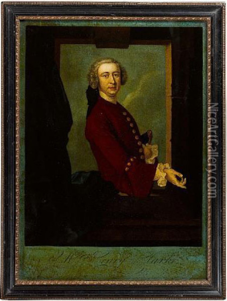 Portrait Of Henry Clarke Oil Painting - Thomas Hudson