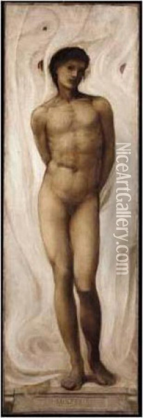 Misael Oil Painting - Sir Edward Coley Burne-Jones
