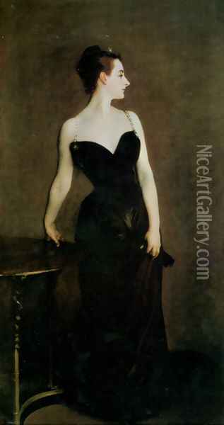 Madame X (or Madame Pierre Gautreau) Oil Painting - John Singer Sargent