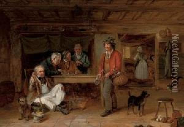 The Turk's Head Inn, Eton Oil Painting - Edmund Bristow