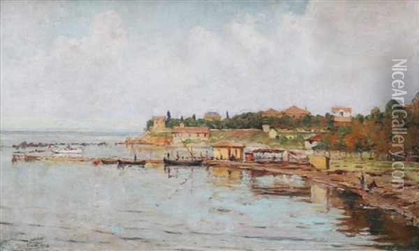 Peyzaj Oil Painting - Halil Pasha