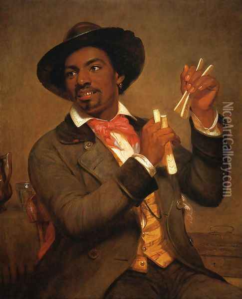 The Bone Player Oil Painting - William Sidney Mount