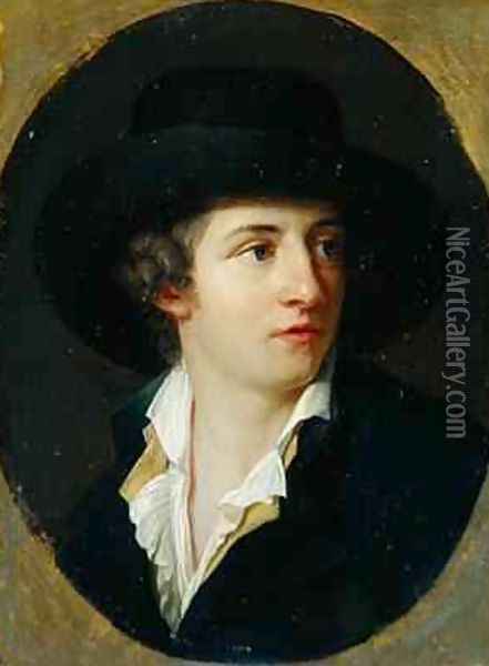 Portrait of Johann Christian Ruhl 1789 Oil Painting - Johann August the Younger Nahl