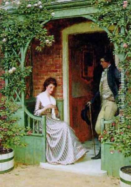 The Proposal Oil Painting - Edmund Blair Blair Leighton