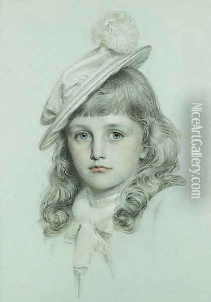 Study for St. George Oil Painting - Anthony Frederick Sandys
