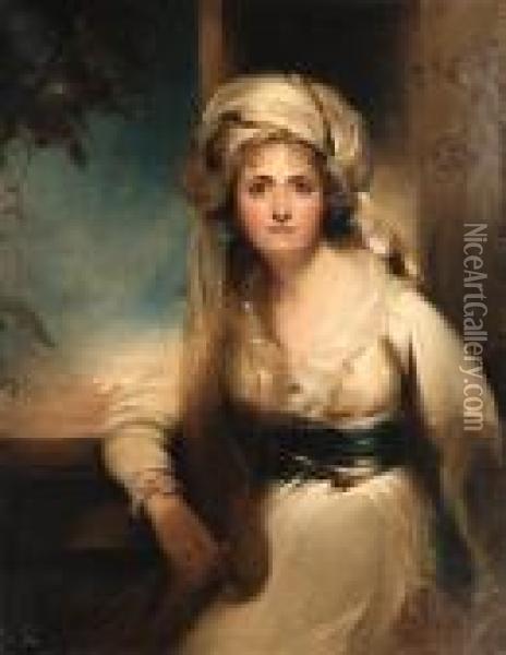 Portrait Of Mary, Countess Of Inchiquin, Thee-quarter Length Oil Painting - Sir Thomas Lawrence
