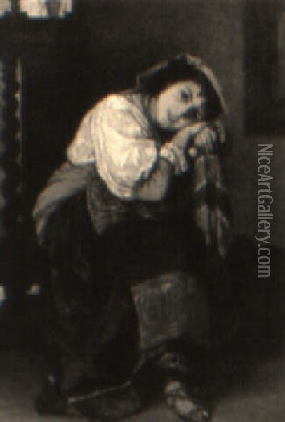 Sydl,ndsk Kvinna Oil Painting - Karl Reinhold Callmander