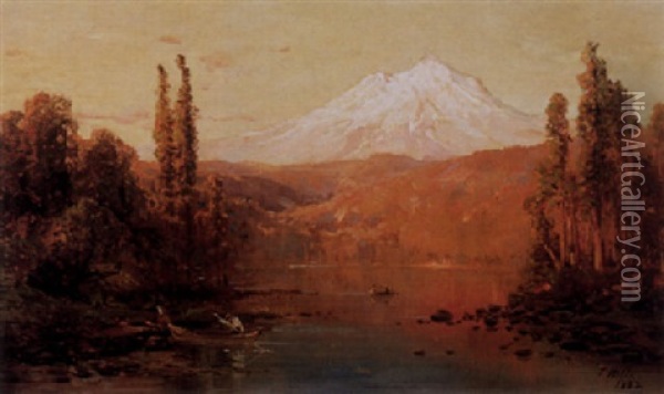 Mount Shasta Oil Painting - Thomas Hill