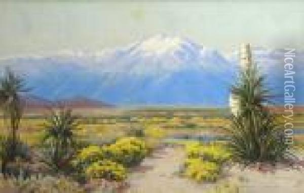 Desert In Flower Oil Painting - Deidrich Henry Gremke