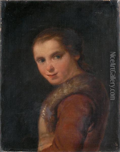 Ritratto Di Fanciulla Oil Painting - Antonio Beccadelli