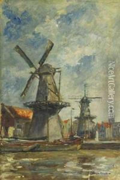 Holanda Oil Painting - Arthur Willaert Trealliw